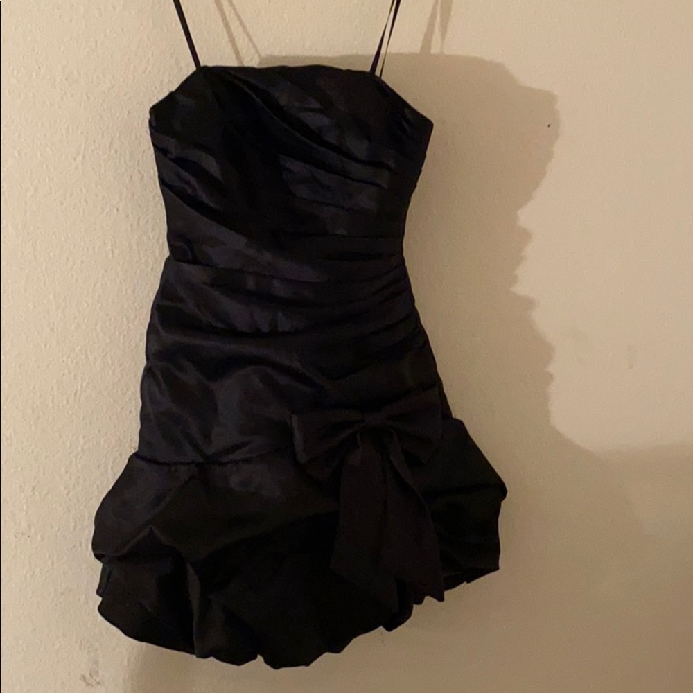 Women’s black satin formal/ party dress